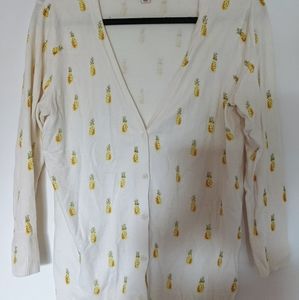 ✨NWOT Pineapple Cardigan